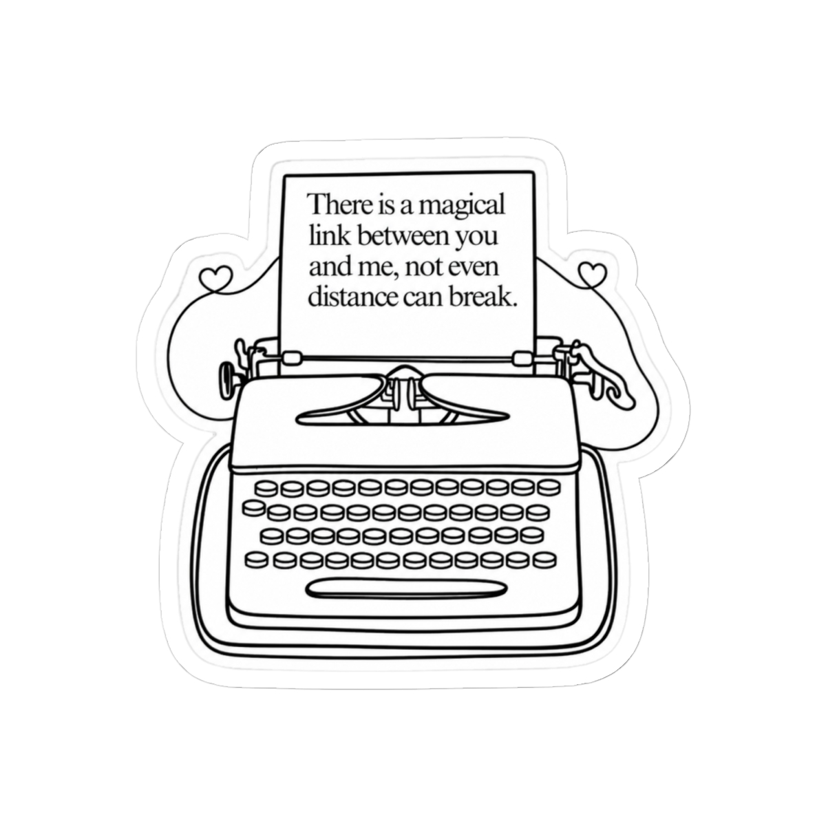 Divine Rivals Quote and Typewriter | Rebecca Ross - alternate angle 1, merchandise