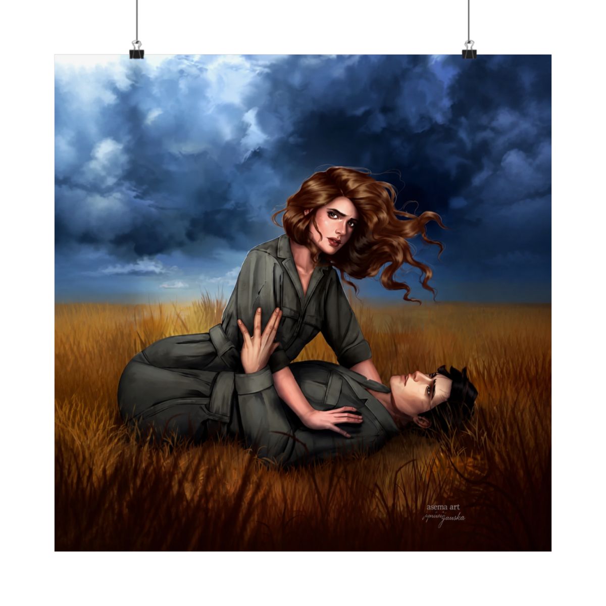 Letters of Enchantment Series by Rebecca Ross - The Siren Collision Art Print #2 - Officially Licensed - Official Posters & Wall Art merchandise