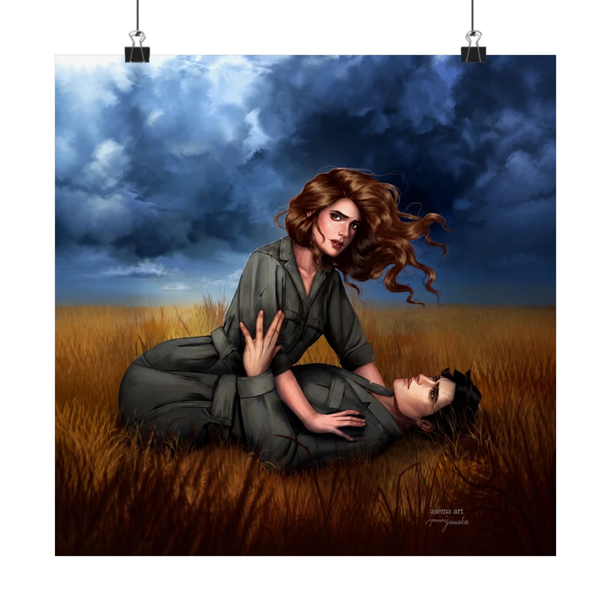 Letters of Enchantment Series by Rebecca Ross - The Siren Collision Art Print #2 - Officially Licensed - alternate angle 5, merchandise