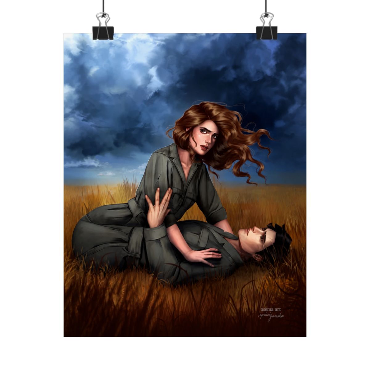 Letters of Enchantment Series by Rebecca Ross - The Siren Collision Art Print #2 - Officially Licensed - alternate angle 4, merchandise