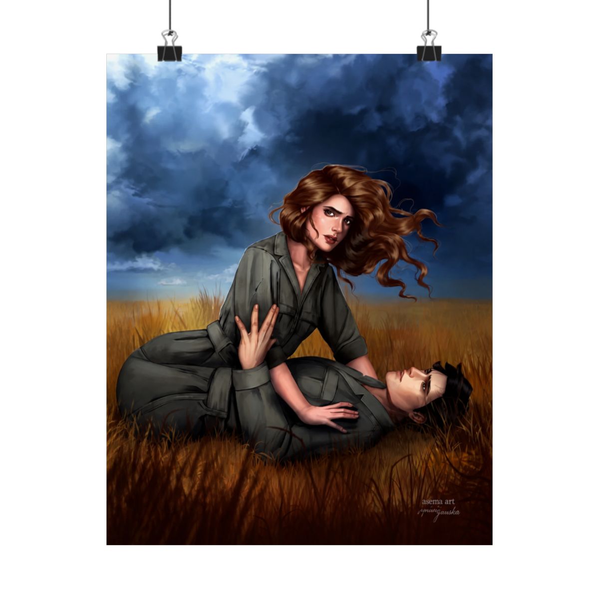Letters of Enchantment Series by Rebecca Ross - The Siren Collision Art Print #2 - Officially Licensed - alternate angle 3, merchandise