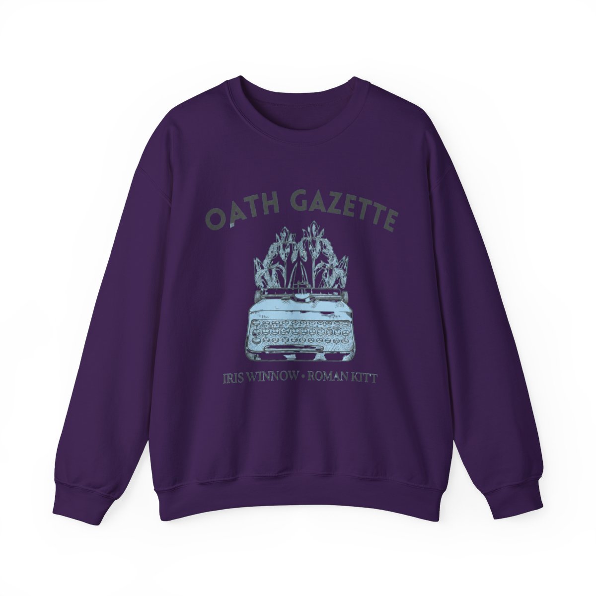 Divine Rivals, YA Romantasy fantasy, Bookish, Rebecca Ross Shirt, Oath Gazette Shirt, Iris Winnow Shirt, Bookish Merch - alternate angle 2, merchandise