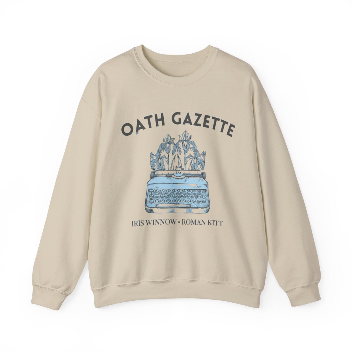Divine Rivals, YA Romantasy fantasy, Bookish, Rebecca Ross Shirt, Oath Gazette Shirt, Iris Winnow Shirt, Bookish Merch - alternate angle 5, merchandise